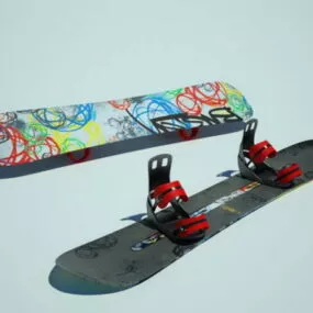 Sport Burton Vapor Snowboard 3d model