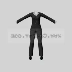 Business Women Attire Fashion 3d model
