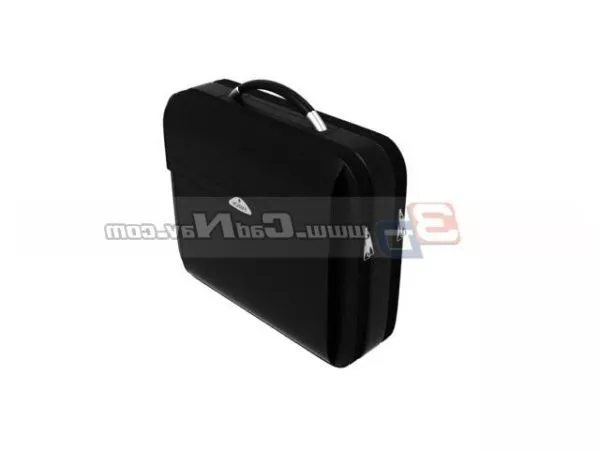 Business Black Briefcase Bag 3d model Business Black Briefcase Bag 3d model