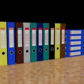 Office Business Folders Holder 3d model