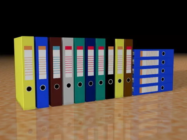 Office Business Folders Holder 3d model Office Business Folders Holder 3d model