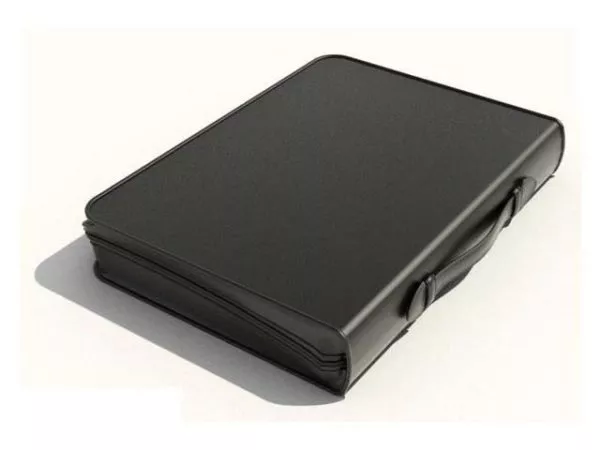 Business Black Leather Portfolio Case 3d model Business Black Leather Portfolio Case 3d model