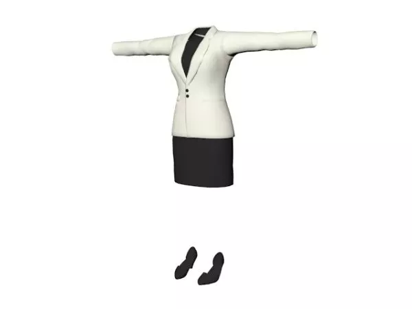High Heel Dress Shoes 3d model