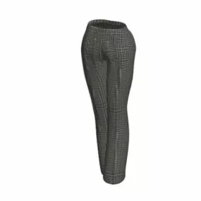 Female Business Trousers 3d model