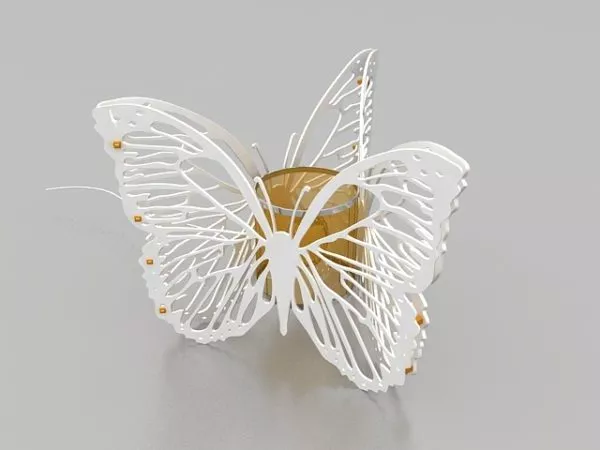 Butterfly Shape Table Lamp 3d model Butterfly Shape Table Lamp 3d model