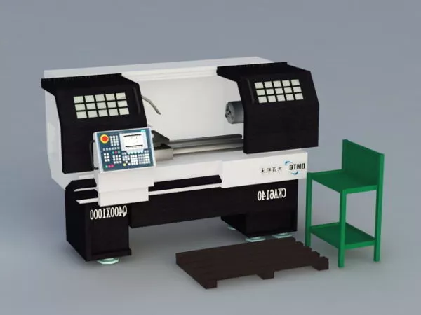 Industrial Cnc Machine 3d model Industrial Cnc Machine 3d model