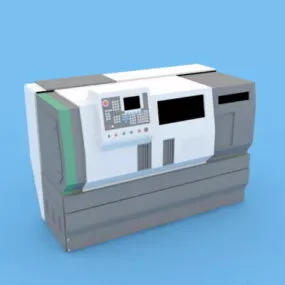 Industrial Cnc Machine Tool 3d model