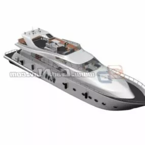 Mô hình 3d Du thuyền sang trọng Cabin Cruiser