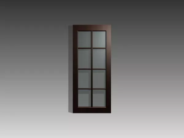 Wooden Cabinet Glass Door Inserts 3d model Wooden Cabinet Glass Door Inserts 3d model