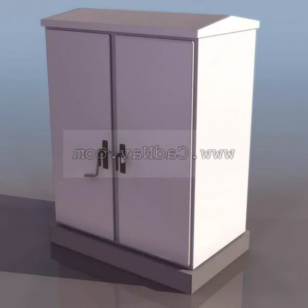 Industrial Cable Branch Box 3d model Industrial Cable Branch Box 3d model