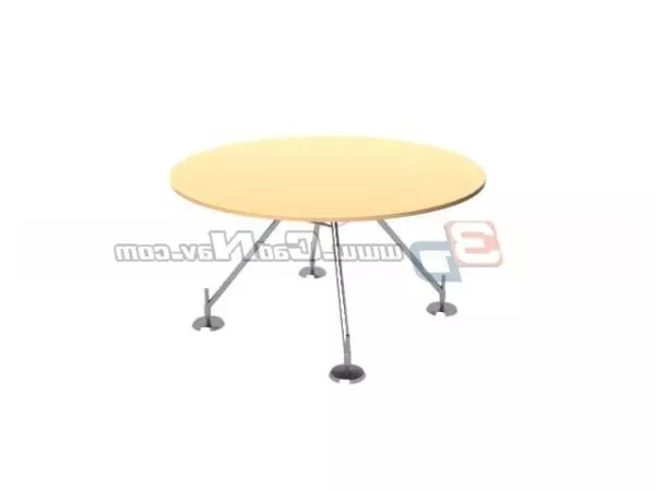 Furniture Cafe Round Table 3d model Furniture Cafe Round Table 3d model