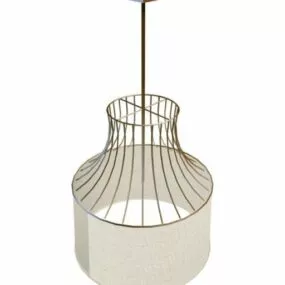 Cage Pendant Ceiling Light Fixture 3d model