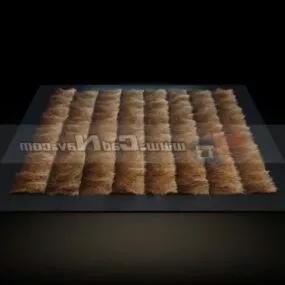 Camel Hair Carpet Furniture 3d model