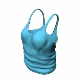 Camisole Tank Top Women Fashion 3d model