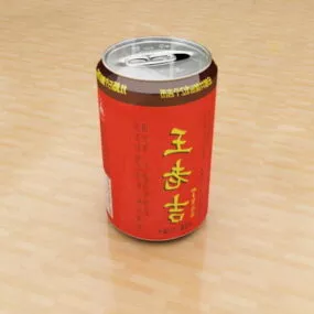 Energy Can Beverages Drink 3d model