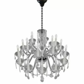 Antique Candelabra Chandelier 3d model
