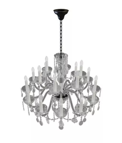 Antique Candelabra Chandelier 3d model Antique Candelabra Chandelier 3d model