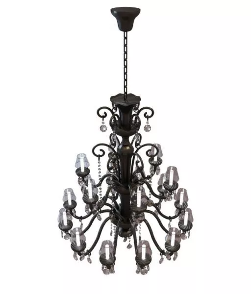 Drop Style Candelabra Chandelier 3d model Drop Style Candelabra Chandelier 3d model