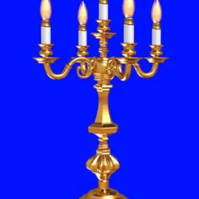 Candelabra Table Lamps Decoration 3d model