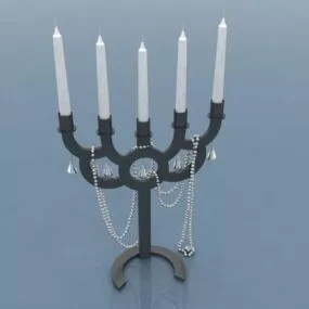 Candle Holder Antique Decorations 3d model
