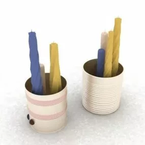 Candle Pot 3d model