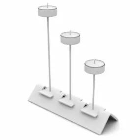 Home Interior Candlestick Holder 3d model