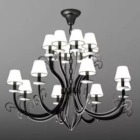 Living Room Capella Chandelier 3d model