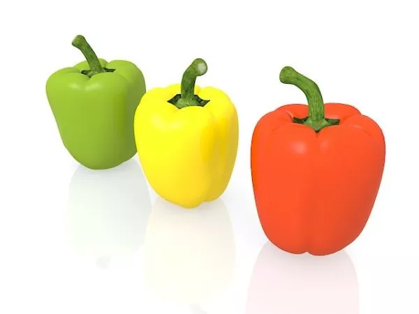 Green Cabbage Vegetable V1 3d model