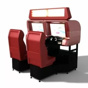 Car Racing Games Machines 3d model