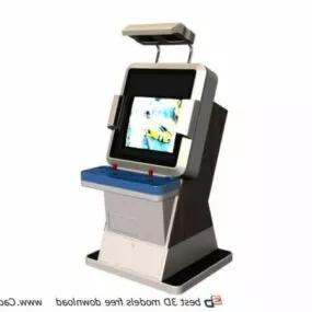 Car Racing Game Machine 3d model