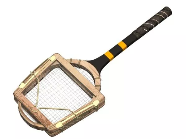Sport Beach Tennis Racket 3d model Sport Beach Tennis Racket 3d model
