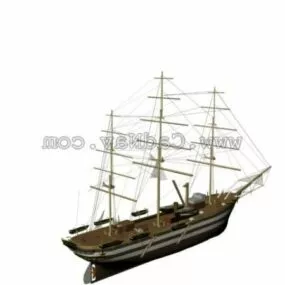 Watercraft Cargo Vessel 3d model