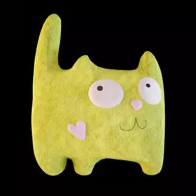Cartoon Animal Shape Pillow 3d model