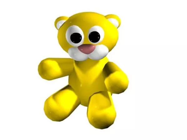 Polygon Tiger 3d model