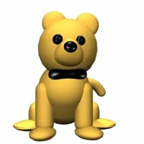 Toy Cartoon Dog 3d model
