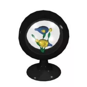 Cartoon Fish Tableware Artwork 3d model