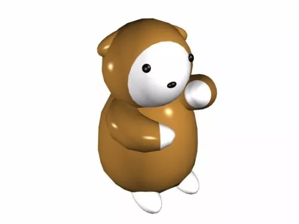 Cartoon Koala Bear Toy 3d model Cartoon Koala Bear Toy 3d model