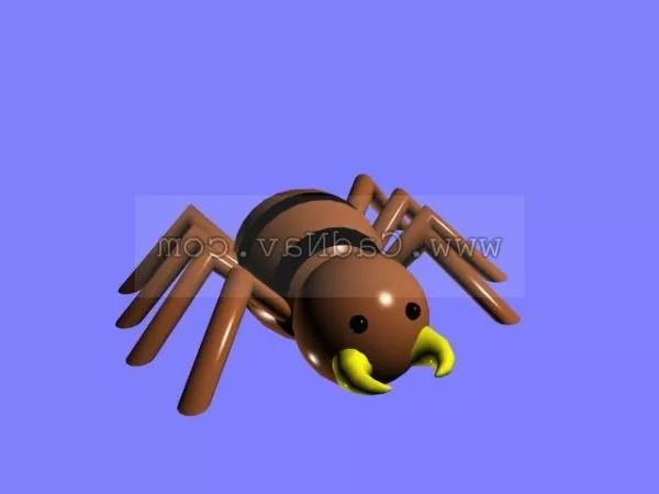 Toy Cartoon Spider 3d model Toy Cartoon Spider 3d model