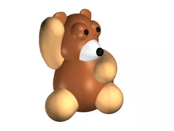 Realistic Panda Bear 3d model