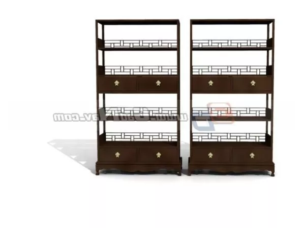 Various Size Of Book Stack With Labels 3d model