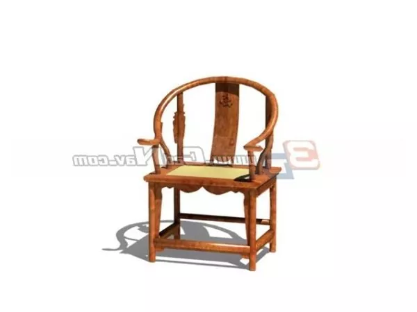 Carved Wooden Antique Chair 3d model Carved Wooden Antique Chair 3d model
