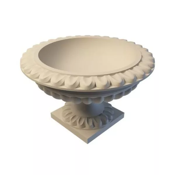 Carved Stone Urn 3d model Carved Stone Urn 3d model