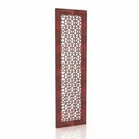 Furniture Carved Wood Panel 3d model