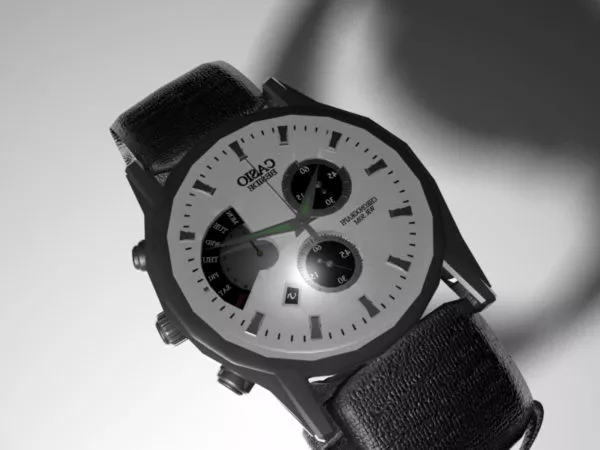 Casio Watch 3d model Casio Watch 3d model