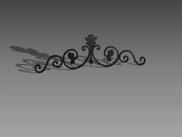 Cast Iron Decorative Elements 3d model Cast Iron Decorative Elements 3d model