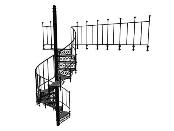 High Step Staircase 3d model
