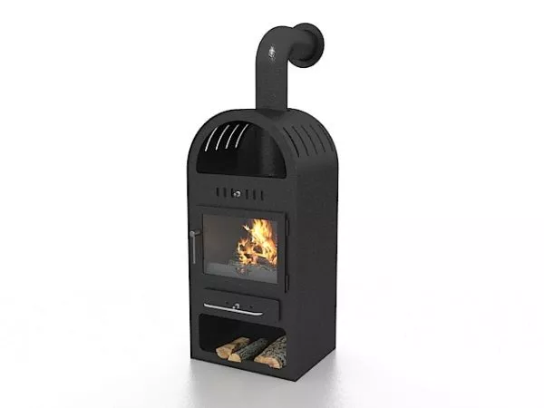 Siemens Gas Stove Two Stoves 3d model