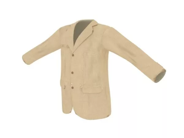 Wood Clothes Hanger 3d model