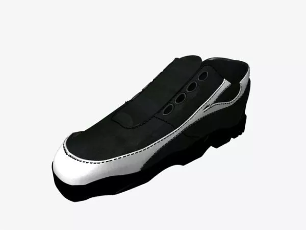 Black High Heel Shoes 3d model