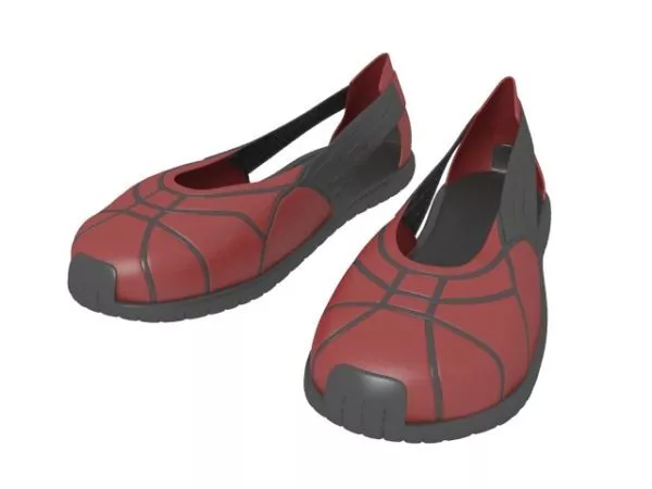 Open Toe High Heel Shoes 3d model